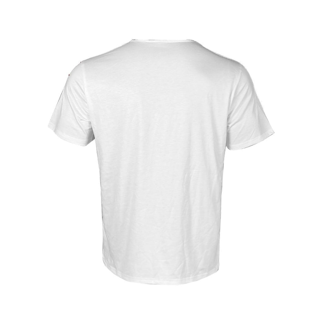 Herrar V-hals T-shirt med kreativt flaggmotiv Mirla-Eva Jonsson