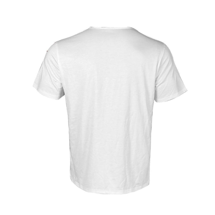 Herrar V-hals T-shirt med kreativt flaggmotiv Mirla-Eva Jonsson