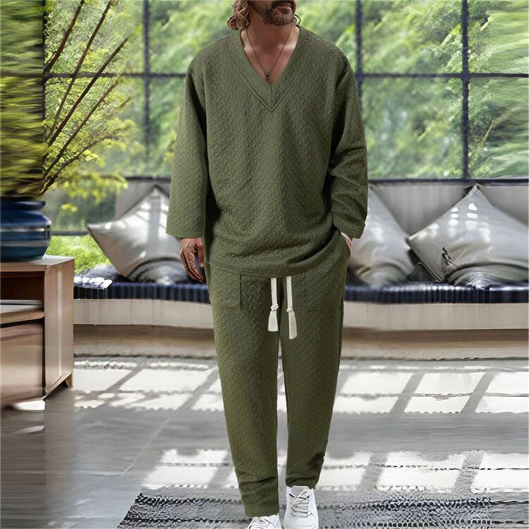 Herrar V-hals fritidsdräkt Mirla-Eva Jonsson