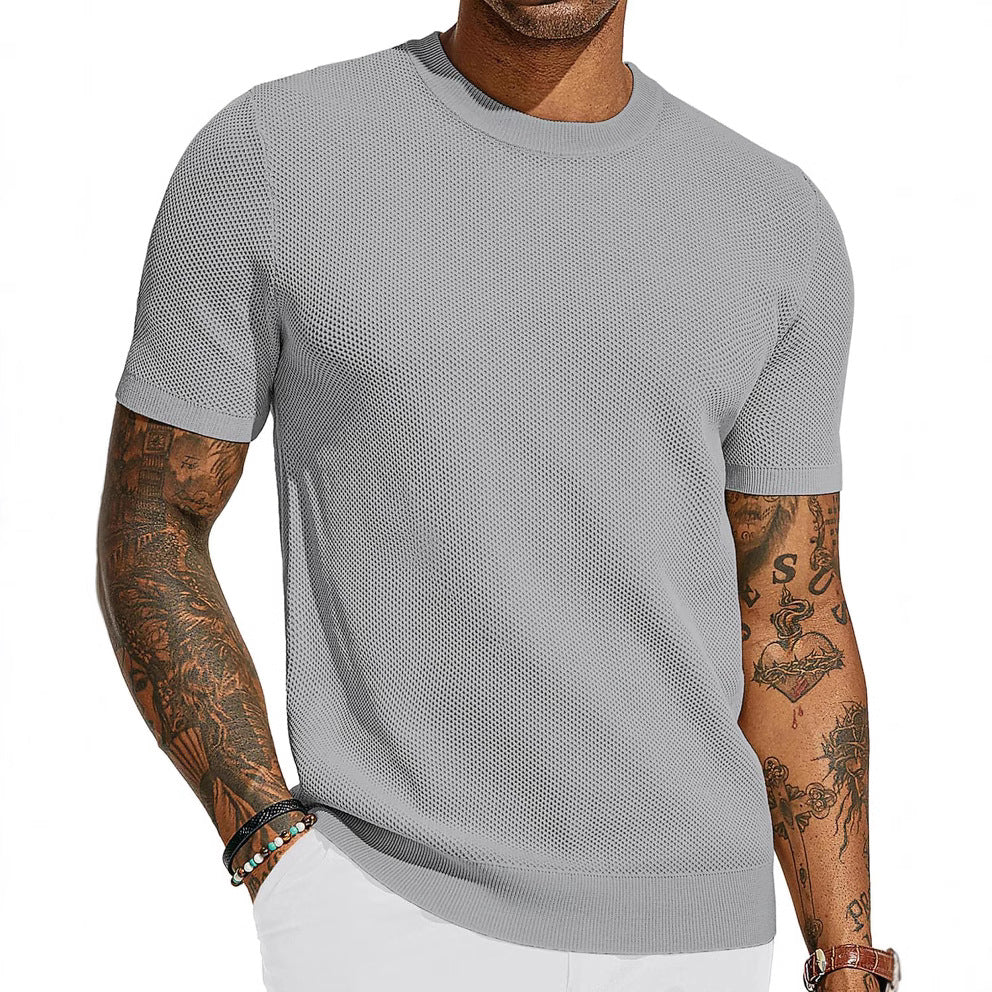 Herrar andningsaktiv nät-T-shirt Mirla-Eva Jonsson