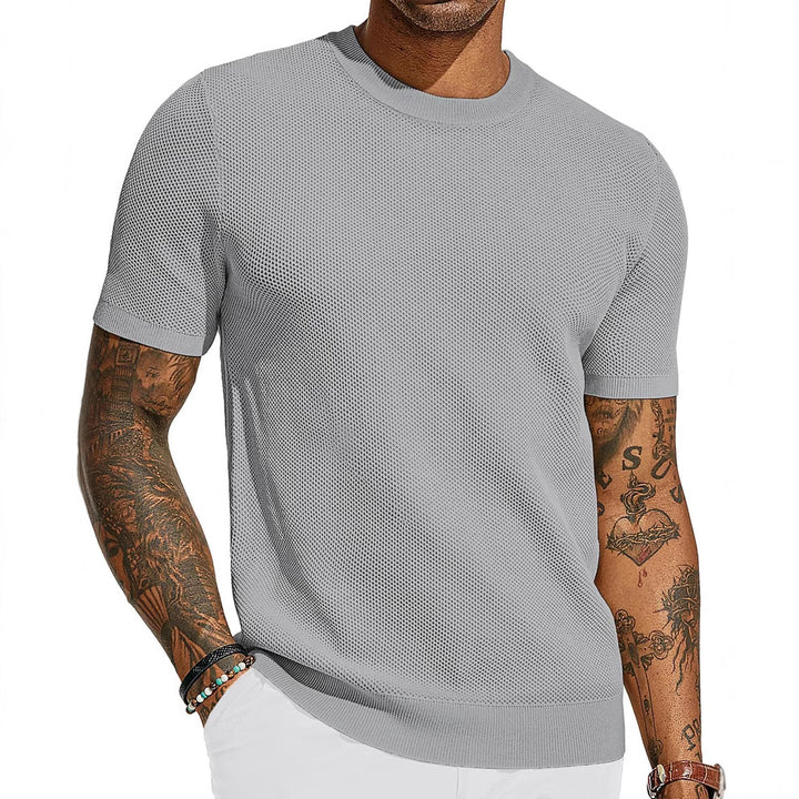 Herrar andningsaktiv nät-T-shirt Mirla-Eva Jonsson