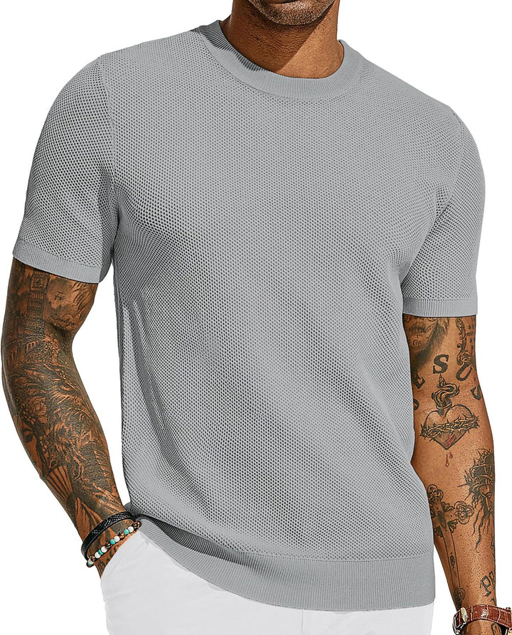 Herrar andningsaktiv nät-T-shirt Mirla-Eva Jonsson