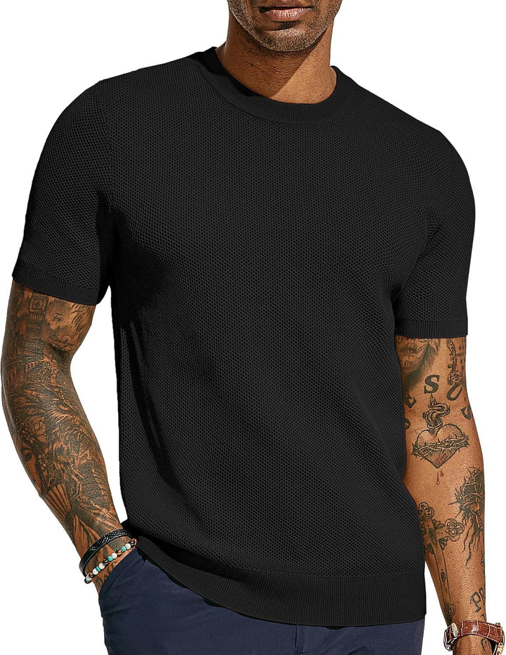 Herrar andningsaktiv nät-T-shirt Mirla-Eva Jonsson