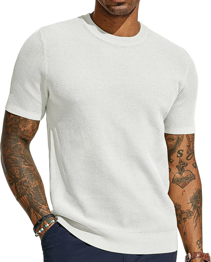 Herrar andningsaktiv nät-T-shirt Mirla-Eva Jonsson