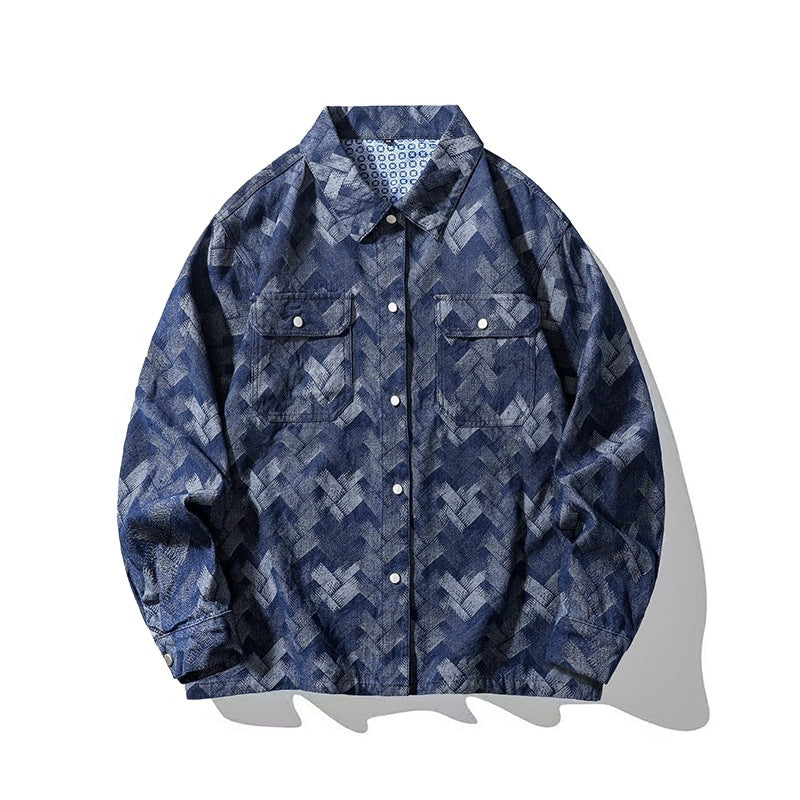 Herrar avslappnad Overshirt Eva Jonsson-Eva Jonsson