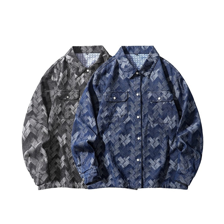 Herrar avslappnad Overshirt Eva Jonsson-Eva Jonsson