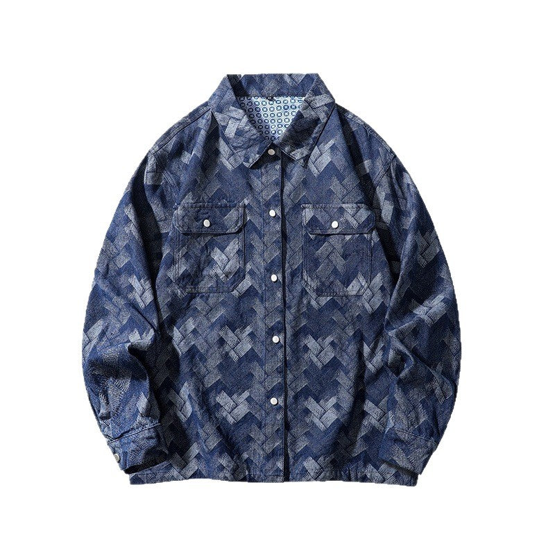 Herrar avslappnad Overshirt Eva Jonsson-Eva Jonsson