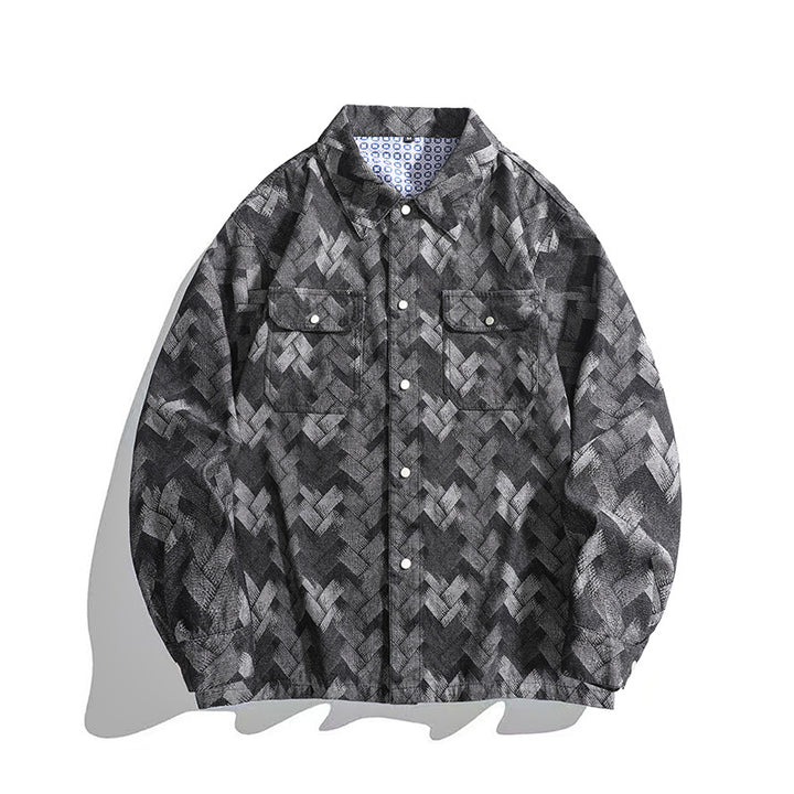 Herrar avslappnad Overshirt Eva Jonsson-Eva Jonsson