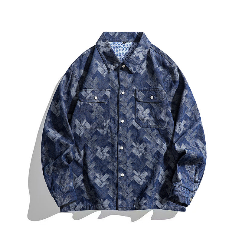 Herrar avslappnad Overshirt Eva Jonsson-Eva Jonsson