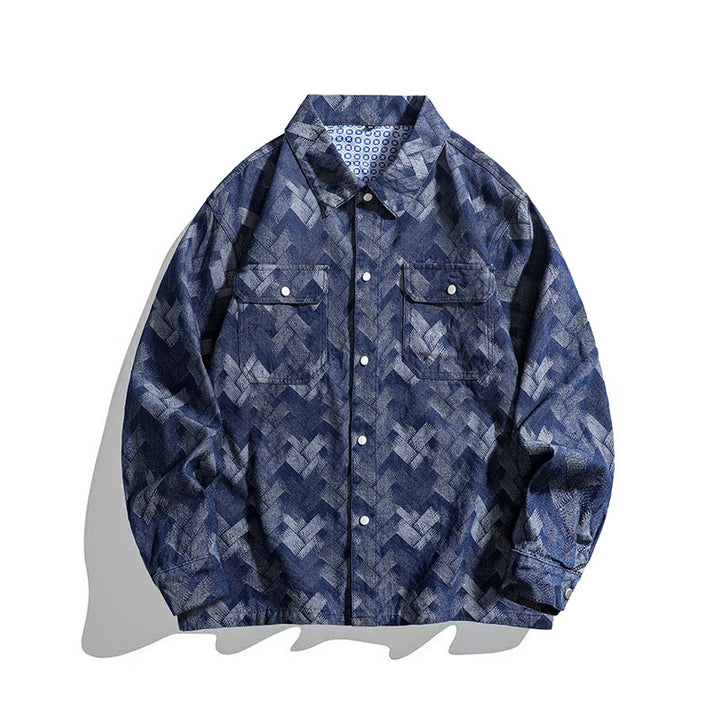 Herrar avslappnad Overshirt Eva Jonsson-Eva Jonsson