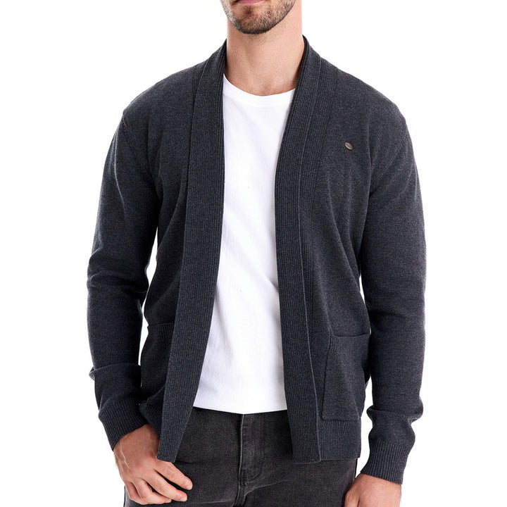 Herrar avslappnad V-hals Cardigan Eva Jonsson-Eva Jonsson