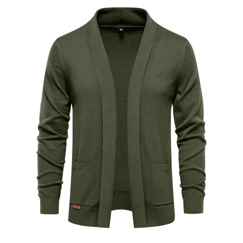 Herrar avslappnad V-hals Cardigan Eva Jonsson-Eva Jonsson