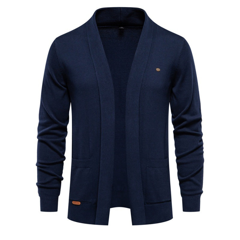 Herrar avslappnad V-hals Cardigan Eva Jonsson-Eva Jonsson