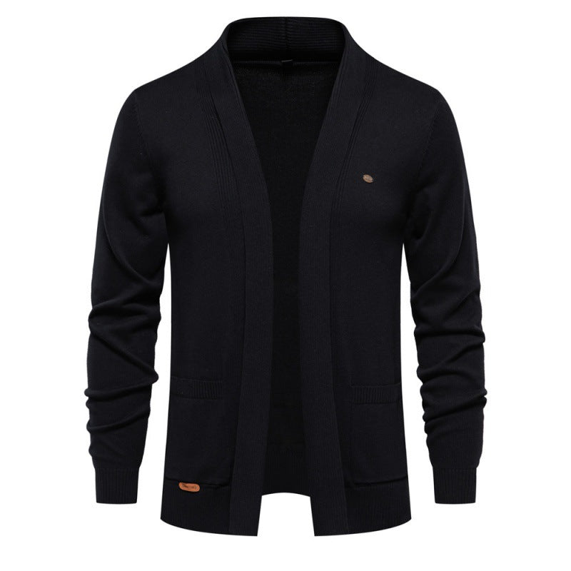 Herrar avslappnad V-hals Cardigan Eva Jonsson-Eva Jonsson