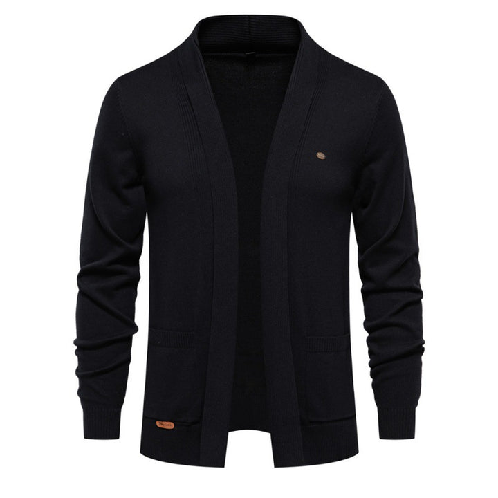 Herrar avslappnad V-hals Cardigan Eva Jonsson-Eva Jonsson