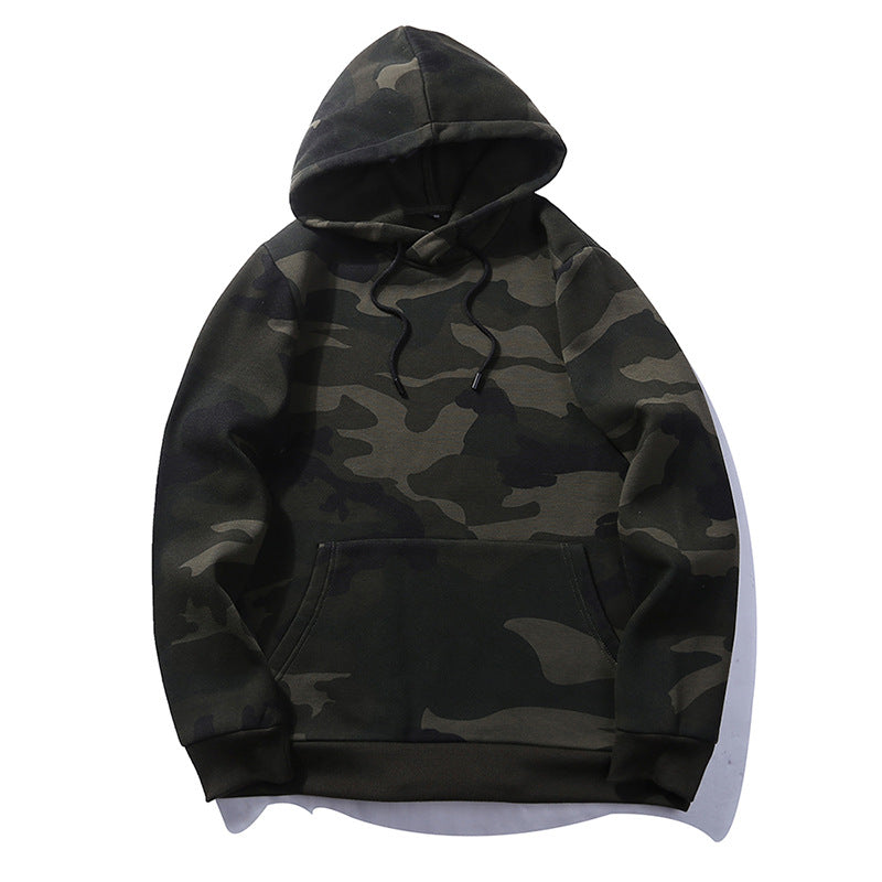 Herrar avslappnad hooded sweatshirt med modern camouflage-design Mirla-Eva Jonsson