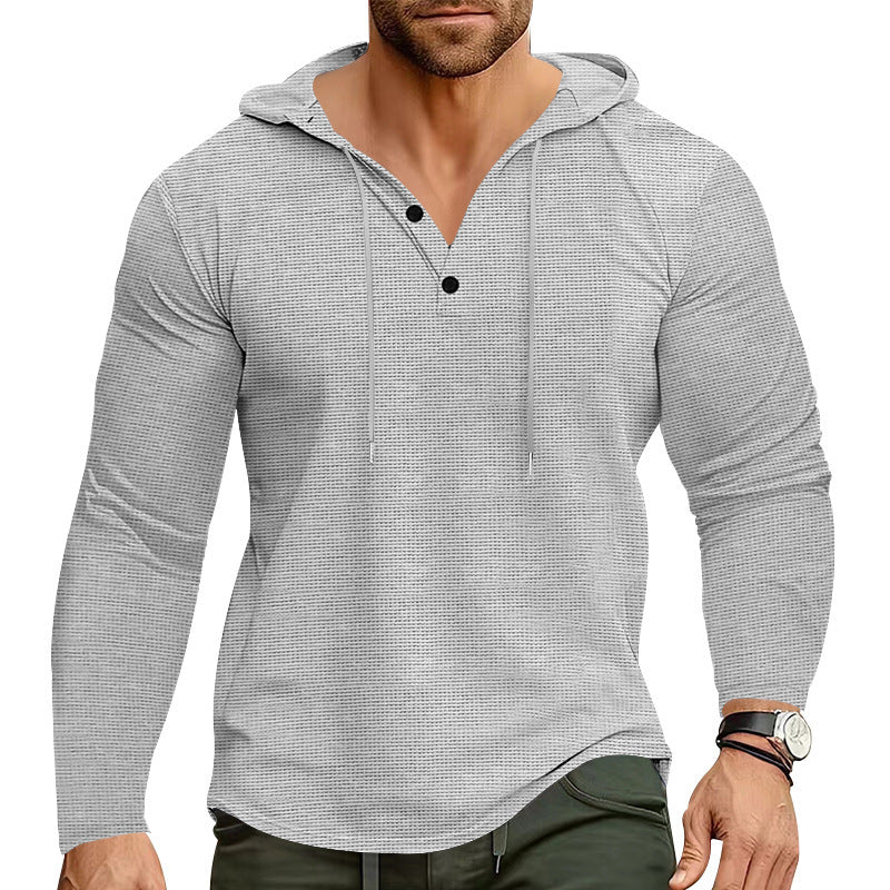 Herrar avslappnad hoodie med strukturerad yta Eva Jonsson-Eva Jonsson