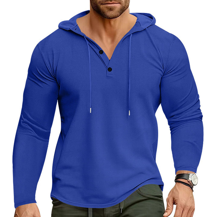 Herrar avslappnad hoodie med strukturerad yta Eva Jonsson-Eva Jonsson