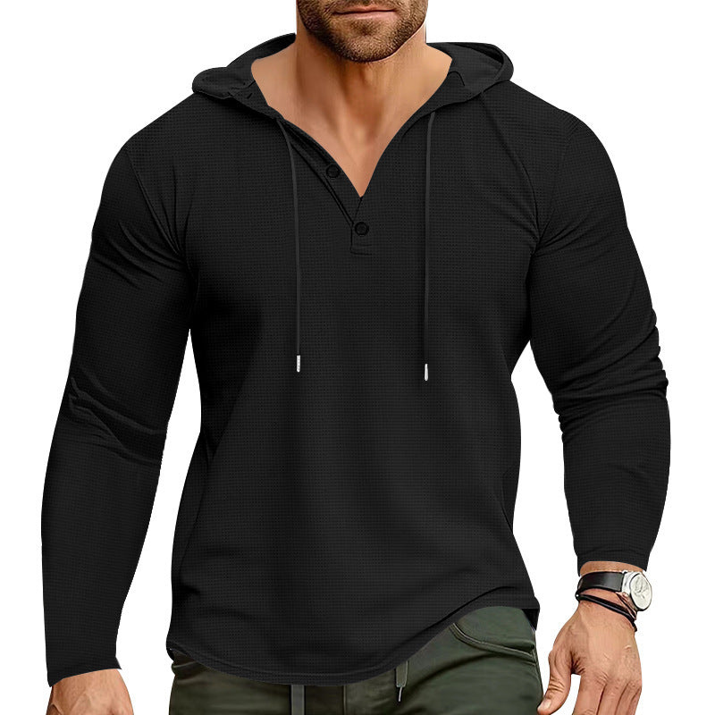 Herrar avslappnad hoodie med strukturerad yta Eva Jonsson-Eva Jonsson