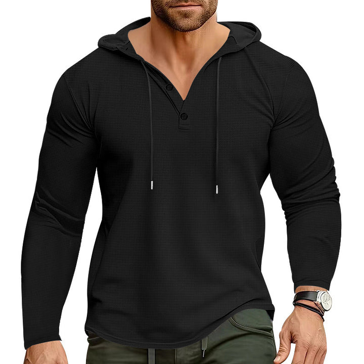 Herrar avslappnad hoodie med strukturerad yta Eva Jonsson-Eva Jonsson