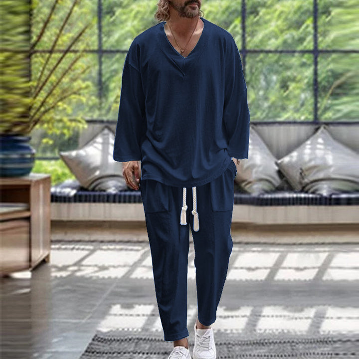 Herrar avslappnad joggingset med bekväm design Mirla-Eva Jonsson