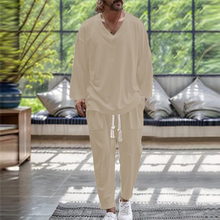 Herrar avslappnad joggingset med bekväm design Mirla-Eva Jonsson