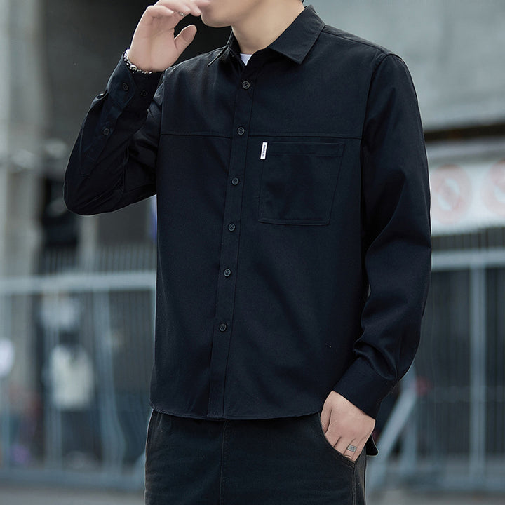 Herrar avslappnad overshirt-jacka med praktiska fickor Mirla-Eva Jonsson
