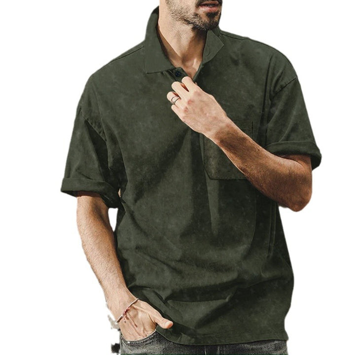 Herrar avslappnad polo med bröstficka Eva Jonsson-Eva Jonsson