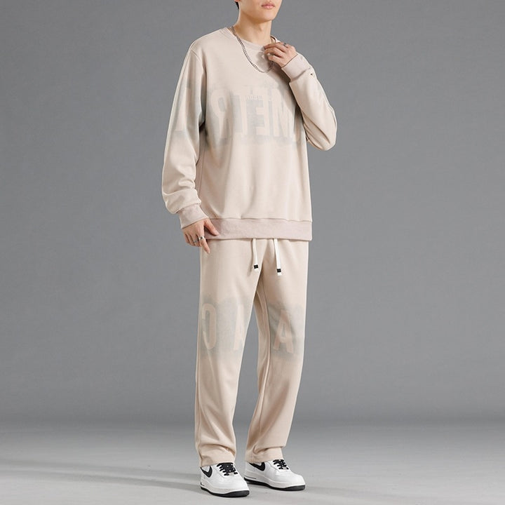 Herrar avslappnad sweatshirt-och-byxor-set Mirla-Eva Jonsson