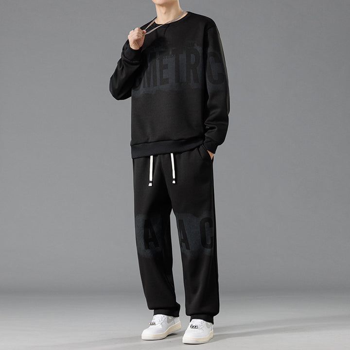 Herrar avslappnad sweatshirt-och-byxor-set Mirla-Eva Jonsson