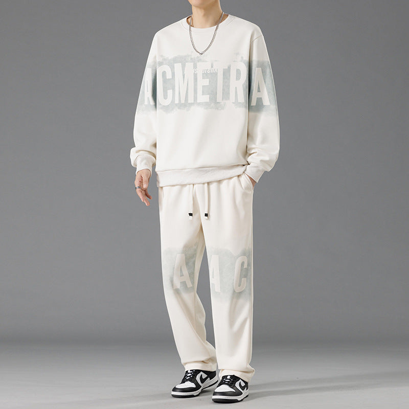 Herrar avslappnad sweatshirt-och-byxor-set Mirla-Eva Jonsson