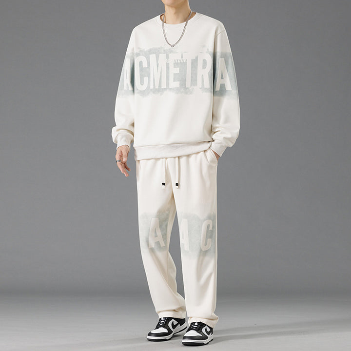 Herrar avslappnad sweatshirt-och-byxor-set Mirla-Eva Jonsson