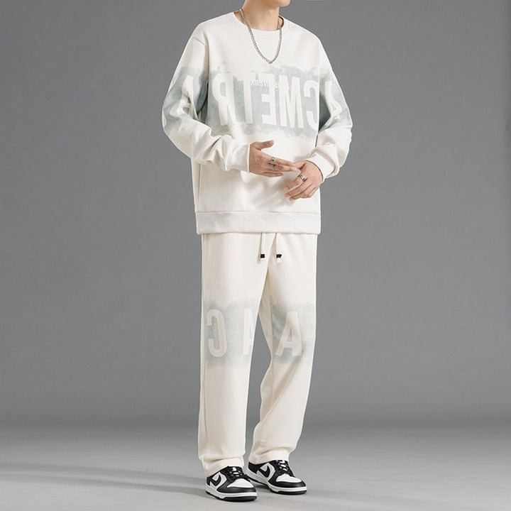 Herrar avslappnad sweatshirt-och-byxor-set Mirla-Eva Jonsson