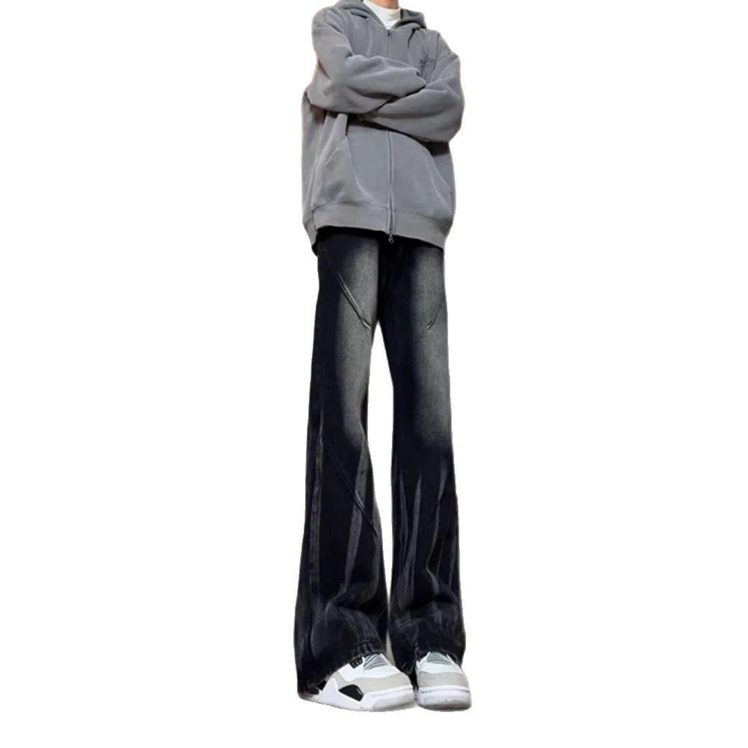Herrar avslappnade baggy jeans i used look Mirla-Eva Jonsson