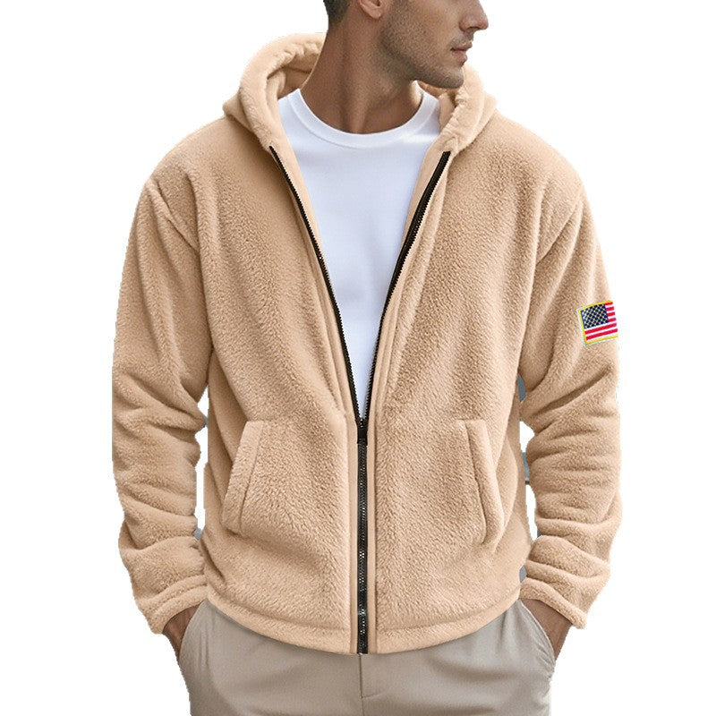 Herrar bekväm hoodie i mjuk fleece med bekväm passform Mirla-Eva Jonsson