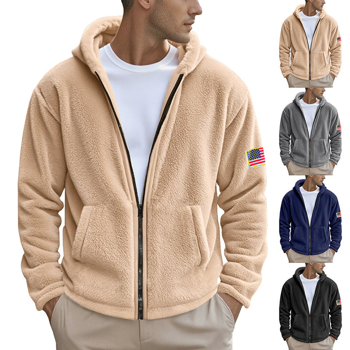 Herrar bekväm hoodie i mjuk fleece med bekväm passform Mirla-Eva Jonsson