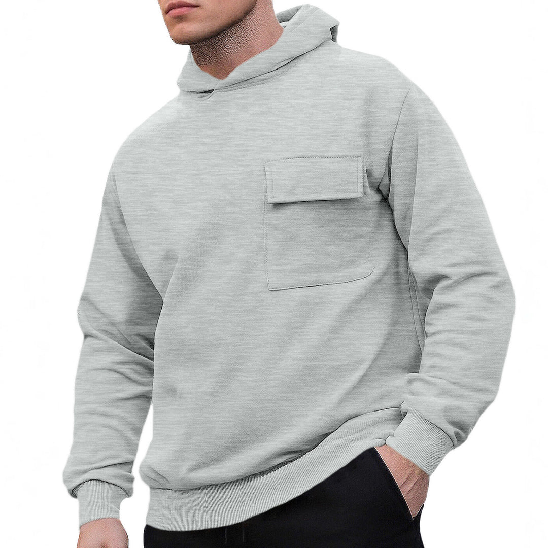 Herrar bekväm hoodie med praktisk bröstfick Mirla-Eva Jonsson