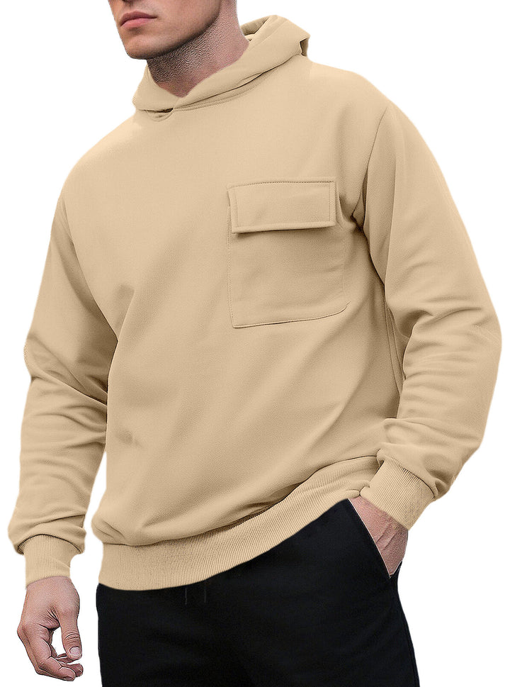 Herrar bekväm hoodie med praktisk bröstfick Mirla-Eva Jonsson