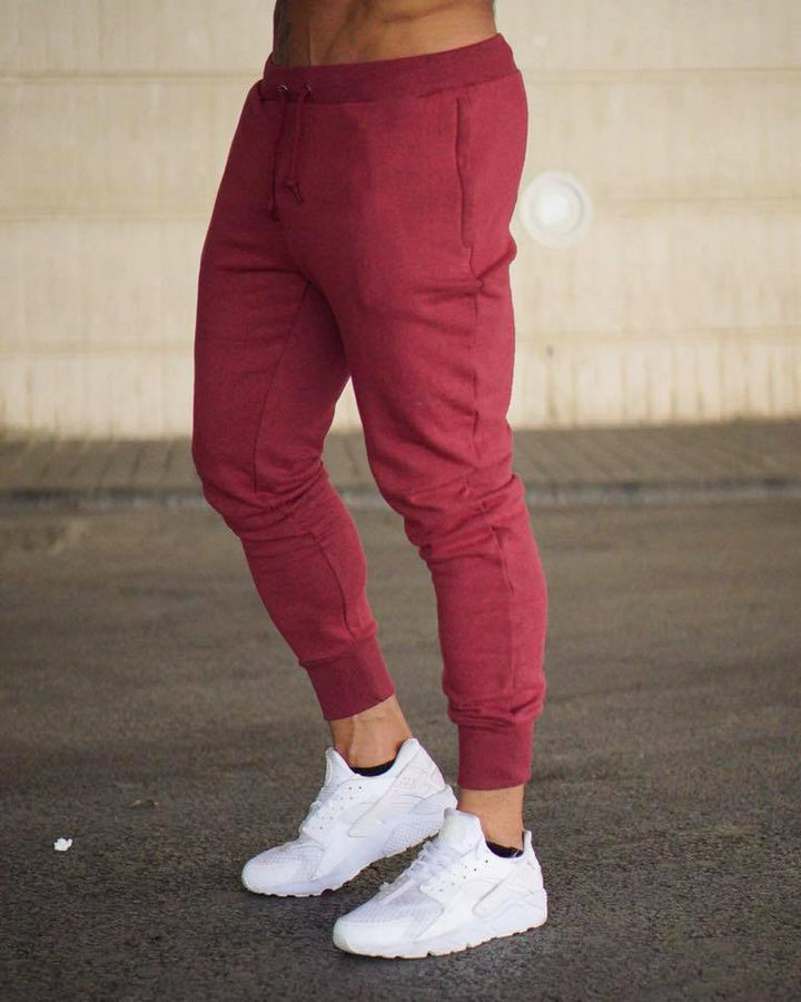 Herrar bekväma joggingsbyxor med sidofickor och elastisk midja Mirla-Eva Jonsson