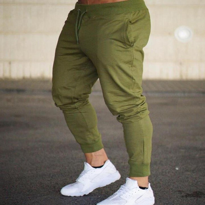Herrar bekväma joggingsbyxor med sidofickor och elastisk midja Mirla-Eva Jonsson