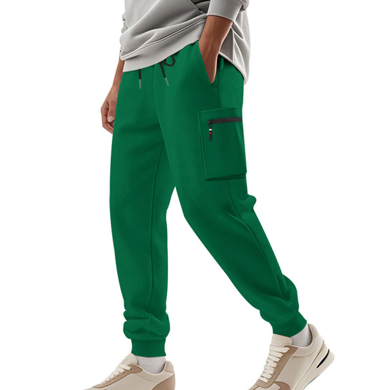 Herrar cargo-joggingbyxor med elastisk midja och rymliga sidofickor Mirla-Eva Jonsson