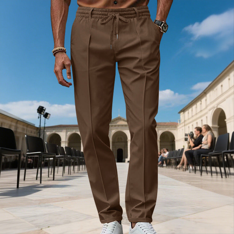 Herrar elegant Slim-Fit Chinobyxor Mirla-Eva Jonsson