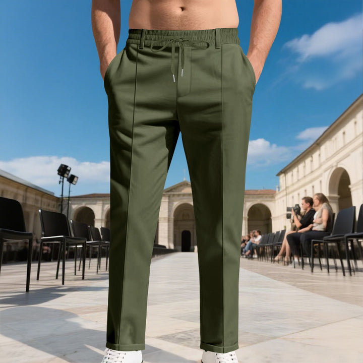 Herrar elegant Slim-Fit Chinobyxor Mirla-Eva Jonsson