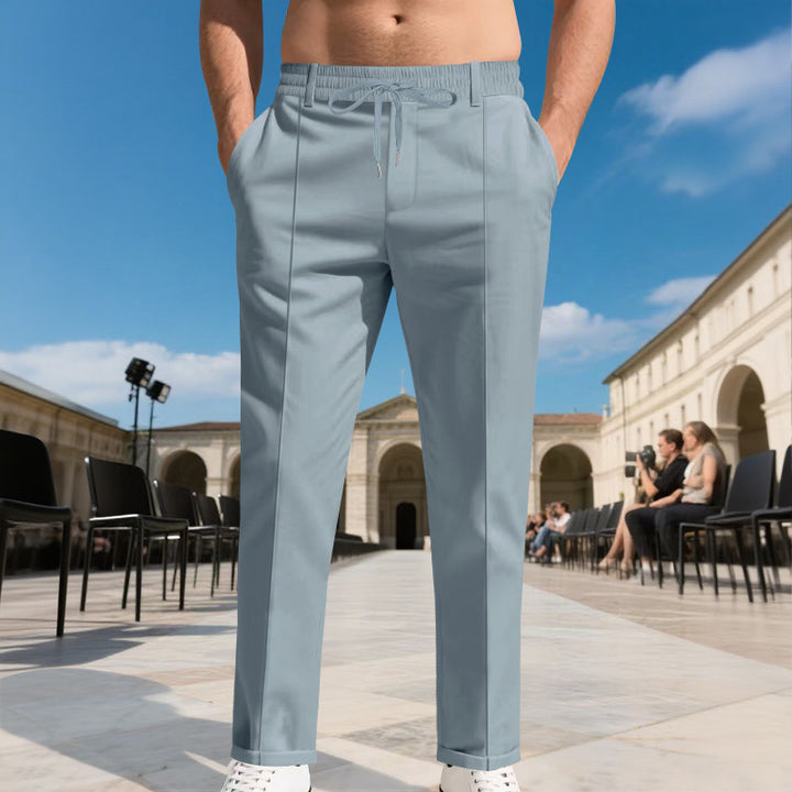 Herrar elegant Slim-Fit Chinobyxor Mirla-Eva Jonsson