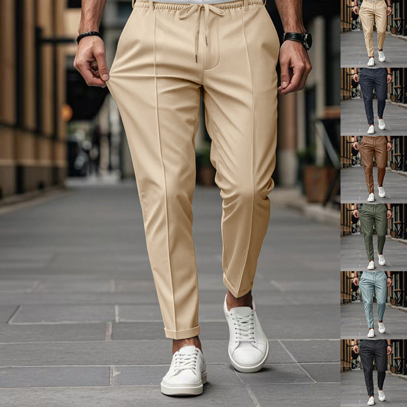 Herrar elegant Slim-Fit Chinobyxor Mirla-Eva Jonsson
