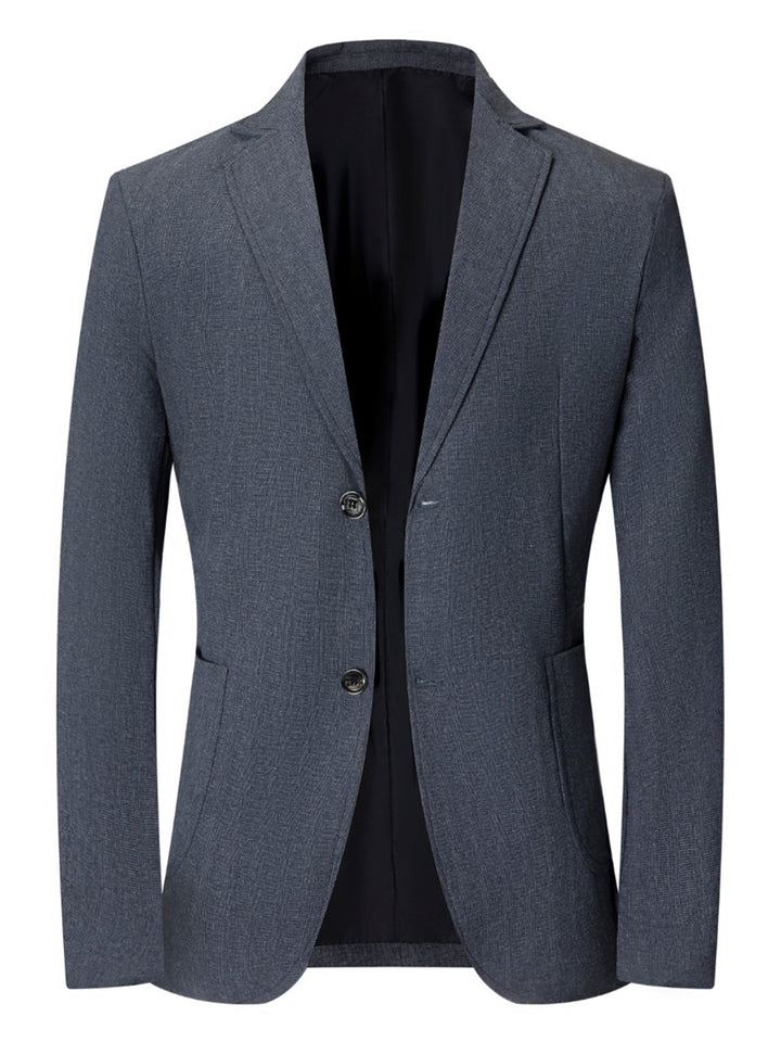 Herrar elegant affärsblazer med modern passform och praktiska detaljer Mirla-Eva Jonsson