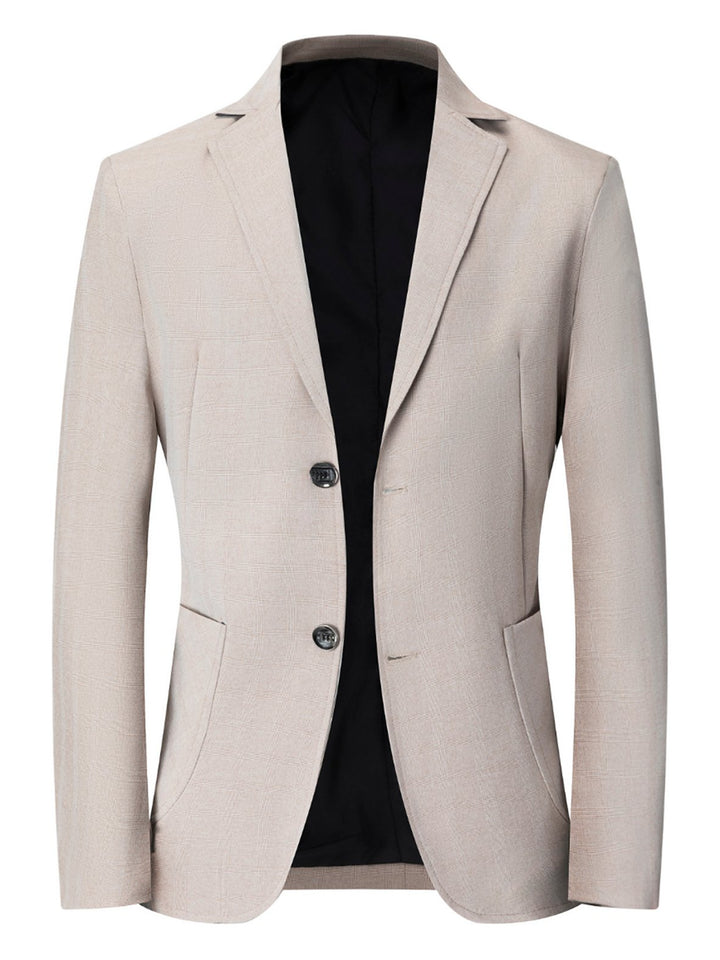 Herrar elegant affärsblazer med modern passform och praktiska detaljer Mirla-Eva Jonsson