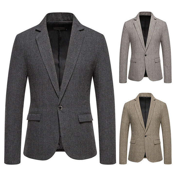 Herrar elegant blazer i herringbone-design Mirla-Eva Jonsson
