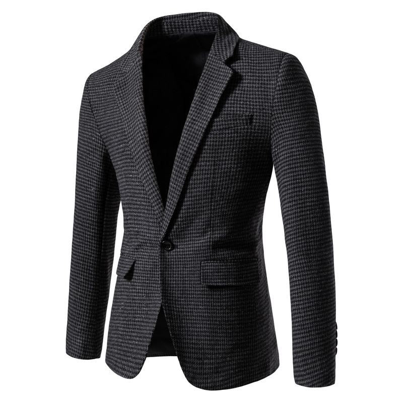 Herrar elegant blazer i rutmönster Mirla-Eva Jonsson