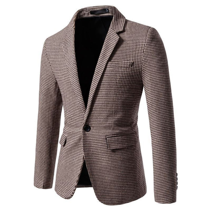 Herrar elegant blazer i rutmönster Mirla-Eva Jonsson
